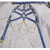 Fetish body harness blue review