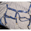 Fetish body harness blue review