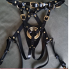 Dildo harness leather black review